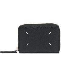 Maison Margiela - Four Stitches Grained-Leather Cardholder - Lyst
