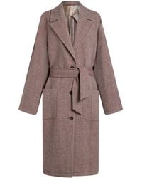 Etro - Belted Coats - Lyst