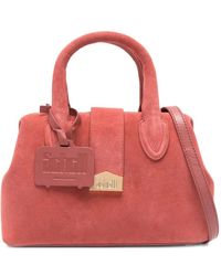 Schell - Logo-Plaque Top-Handle Tote Bag - Lyst