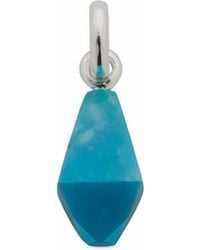 Monica Vinader - Geometric Gemstone Pendant Charm - Lyst