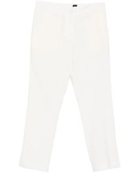 BOSS - Tailored Linen Trousers - Lyst