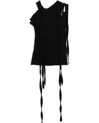 Yohji Yamamoto - Cut-Out Cotton Top - Lyst