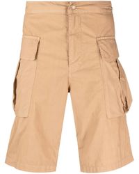 Aspesi - Knee-Length Cargo Shorts - Lyst
