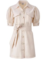 Lita Couture - Puff-Sleeve Mini Dress - Lyst