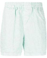 Aspesi - Elasticated Linen Shorts - Lyst