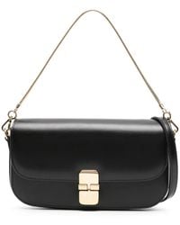 A.P.C. - Grace Chaine レザークラッチバッグ - Lyst
