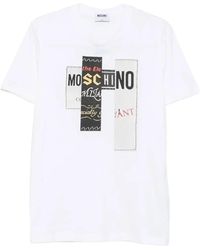 Moschino - Logo-Patch T-Shirt - Lyst