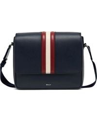 Bally - Mythos Leather Messenger Bag - Lyst