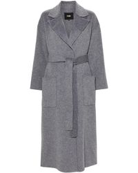 Maje - Belted Double-Faced Coat - Lyst