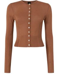 Pinko - Cardigan With Mother-Of-Pearl Buttons - Lyst
