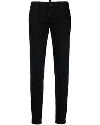 DSquared² - Logo-Print Skinny Jeans - Lyst