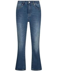 Liu Jo - Stonewash-Effect Flared Jeans - Lyst