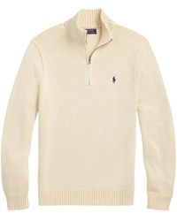 Polo Ralph Lauren - Quarter-Zip Mock-Neck Jumper - Lyst