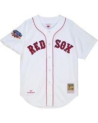 Mitchell & Ness - "Mlb Boston Sox 1997 Nomar Garciaparra" Baseball Jersey - Lyst
