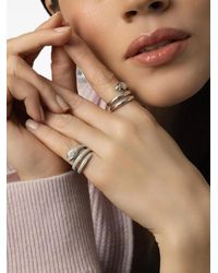 Anita Ko - Diamond And Tsavorite Snake Ring - Lyst