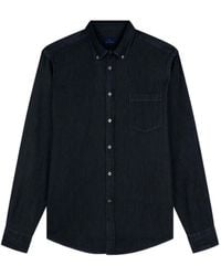 Paul & Shark - Denim Button-Down Shirt - Lyst