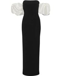 ROTATE BIRGER CHRISTENSEN - Vestido largo de manga farol - Lyst