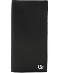 Gucci - Signature Double G Leather Wallet - Lyst