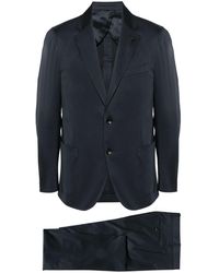 Lardini - Brooch-detail Stretch-cotton Suit - Lyst