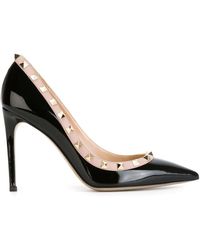 Valentino Zapatos de tacón Rockstud Garavani - Negro