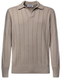 Galiana - Ribbed Fine-Knit Top - Lyst