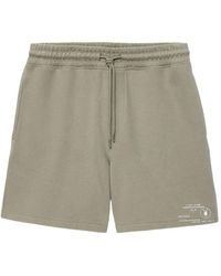 AllSaints - Raphy Logo-Print Drawstring Sweat Shorts - Lyst
