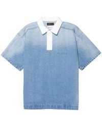 Purple Brand - Logo-Embossed Polo Top - Lyst