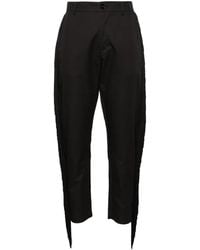 Pinko - Fringed Straight-Leg Trousers - Lyst