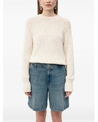 BOSS - Faded Denim Shorts - Lyst