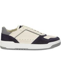 Brunello Cucinelli - Round-Toe Lace-Up Sneakers - Lyst