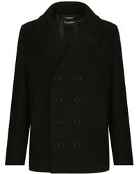 Dolce & Gabbana - ロゴタグ ピーコート - Lyst