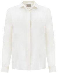 Paul & Shark - Silk Twill Long-Sleeve Shirt - Lyst