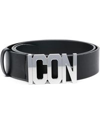 DSquared² - Icon Leather Belt - Lyst