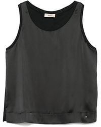 Herno - Satijnen Top - Lyst