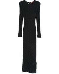 Max Mara - Jurk Met Lange Mouwen En Textuur - Lyst