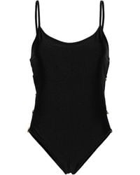 Gucci - Sparkling Jersey Swimsuit With Horsebit - Lyst