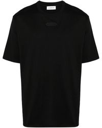 Lanvin - T-shirt Met Logopatch - Lyst