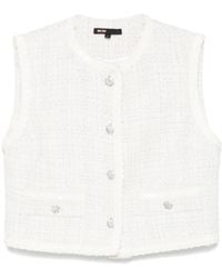 Maje - Tweed-Jacke Mit Pailletten - Lyst