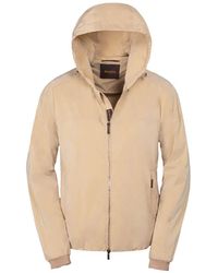 Moorer - Albori Jack Met Capuchon En Rits - Lyst