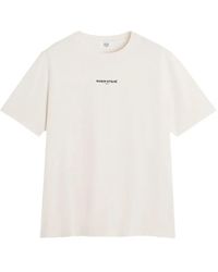 Maison Kitsuné - Logo Embroidered T-Shirt - Lyst