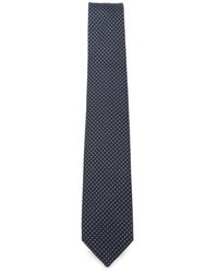 Barba Napoli - Micro-Pattern Silk Tie - Lyst