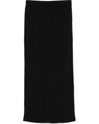 Issey Miyake - Pleated Polyester Midi Column Skirt - Lyst