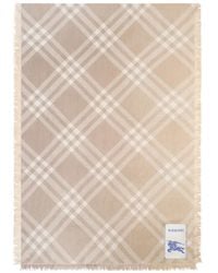 Burberry - Gradient Check Wool Silk Scarf - Lyst