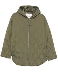 Closed - Quilted Hooded Jacket - Lyst