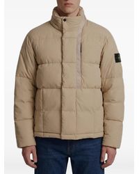 Stone Island - Down Jacket With Removable-Hood - Lyst