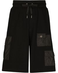 Dolce & Gabbana - Bermuda Shorts Met Trekkoordtaille - Lyst