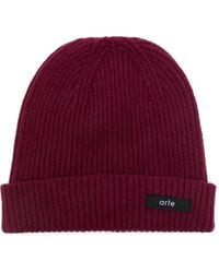 Arte' - Ribbed-Knit Beanie Hat - Lyst