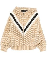RAXXY - Textured Hooded Jacket - Lyst