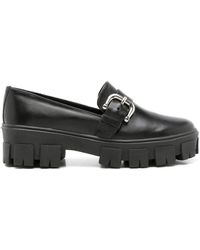 Sarah Chofakian - Side Buckle-Detail Loafers - Lyst