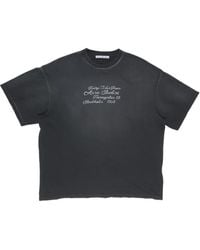 Acne Studios - T-Shirt mit Buchstaben-Print - Lyst